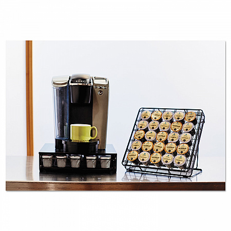 Onyx One Drawer Hospitality Organizer, 5 Compartments, 12.5 x 11.25 x 3.25, Black (3274BL)