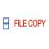 ACCUSTAMP2 Pre-Inked Shutter Stamp, Red/Blue, FILE COPY, 1 5/8 x 1/2 (035524)