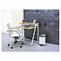 Step-On Medical Receptacle, 3 gal, Steel, White (9901WH)