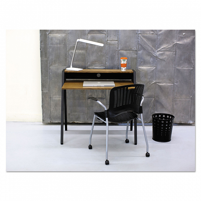 Bubble Wastebaskets, 6 gal, Steel, Black (9740BL)
