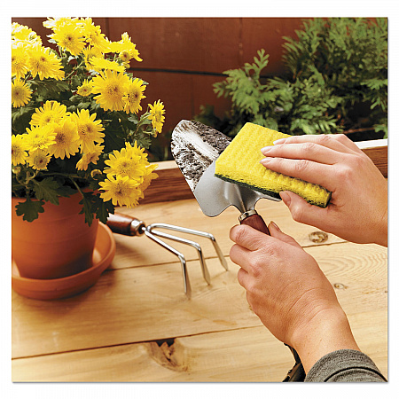 Heavy-Duty Scrub Sponge, 4.5 x 2.7, 0.6