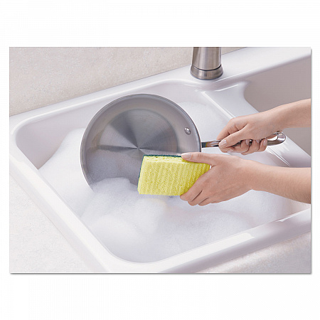 Heavy-Duty Scrub Sponge, 4.5 x 2.7, 0.6