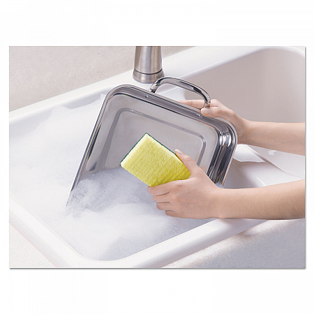 Heavy-Duty Scrub Sponge, 4.5 x 2.7, 0.6