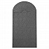 EcoGuard Diamond Floor Mats, Rectangular with Single Fan, Charcoal Gray Carpeted Surface, 96