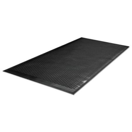 Guardian Clean Step Outdoor Rubber Scraper Mat, Polypropylene, 48 x 72, Black (14040600)