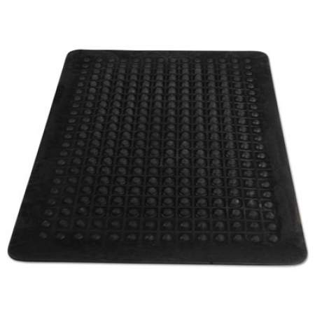 Guardian Flex Step Rubber Anti-Fatigue Mat, Polypropylene, 24 x 36, Black (24020300)