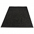 Platinum Series Walk-Off Indoor Wiper Mat, Rectangular, Black Carpeted Surface, 36