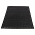 Soft Step Supreme Anti-Fatigue Floor Mat, Rectangular, Black Cross-Hatch Embossed Surface, 36