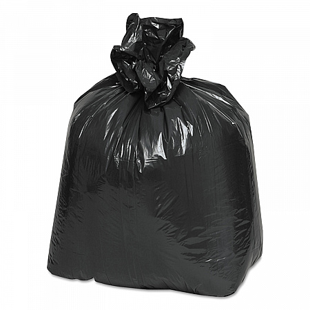 Linear Low Density Recycled Can Liners, 16 gal, 0.85 mil, 24