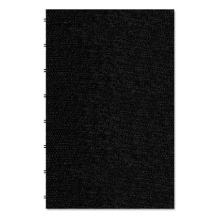 Blueline MIRACLEBIND NOTEBOOK, 1 SUBJECT, MEDIUM/COLLEGE RULE, BLACK COVER, 8 X 5, 75 SHEETS (AF615081)
