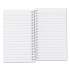 National Paper Blanc Xtreme White Wirebound Memo Books, Narrow Rule, Randomly Assorted Covers, 5 x 3, 60 Sheets (31220)