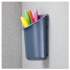 Universal Recycled Plastic Cubicle Pencil Cup, 4 1/4 x 2 1/2 x 5, Charcoal (08193)
