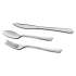 WNA Reflections Heavyweight Plastic Utensils, Fork, Silver, 7", 40/pack (REF320FKPK)