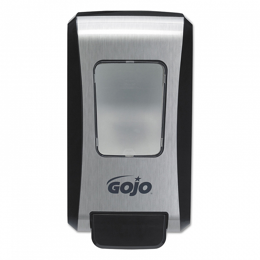 FMX-20 Soap Dispenser, 2 L, 6.5 x 4.7 x 11.7, Black/Chrome, 6/Carton (527106)