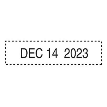 Trodat Professional Date Stamp, Self-Inking, 1.63" x 0.38", Black (T5030)