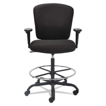 Alera Mota Series Big and Tall Stool, Supports Up to 450 lb, 28.74" to 32.67" Seat Height, Black (MT4610)