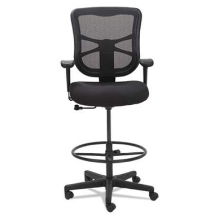 Alera Elusion Series Mesh Stool, Supports Up to 275 lb, 22.6" to 31.6" Seat Height, Black (EL4614)
