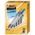 BIC Round Stic Grip Xtra Comfort Ballpoint Pen Value Pack, Easy-Glide, Stick, Medium 1.2mm, Assorted Ink and Barrel Colors, 36/PK (GSMG361AST)