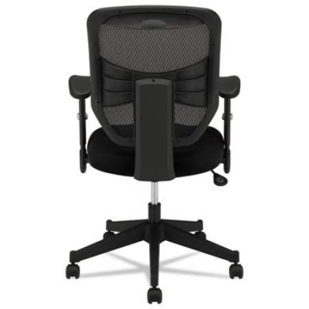HON VL531 Mesh High-Back Task Chair with Adjustable Arms, Supports Up to 250 lb, 18" to 22" Seat Height, Black (VL531MM10)