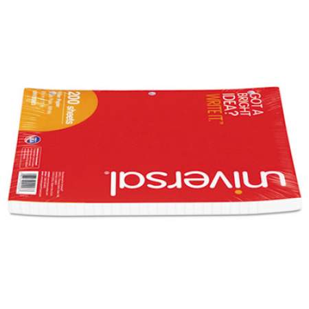 Universal Filler Paper, 3-Hole, 8.5 x 11, Wide/Legal Rule, 200/Pack (20923)