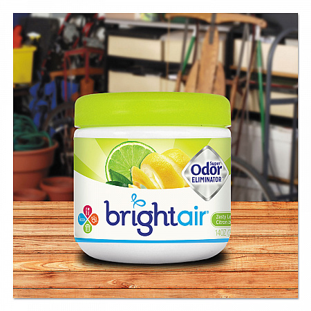 Super Odor Eliminator, Zesty Lemon and Lime, 14 oz Jar (900248EA)