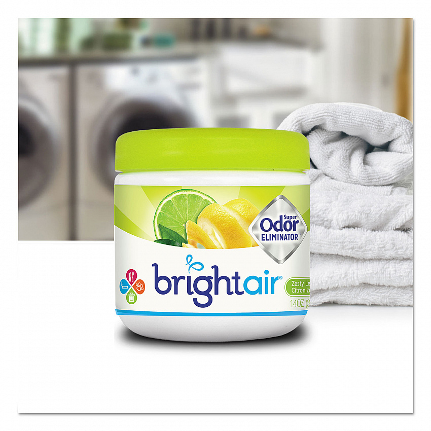 Super Odor Eliminator, Zesty Lemon and Lime, 14 oz Jar (900248EA)
