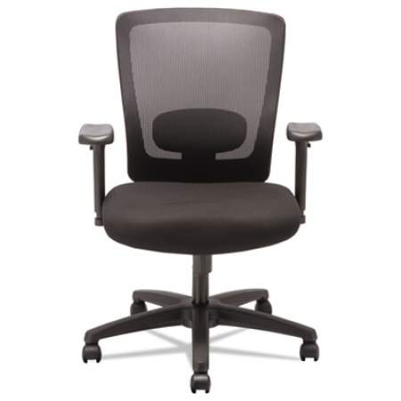 Alera Envy Series Mesh Mid-Back Swivel/Tilt Chair, Supports Up to 250 lb, 16.88" to 21.5" Seat Height, Black (NV42B14)