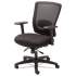 Alera Envy Series Mesh Mid-Back Multifunction Chair, Supports Up to 250 lb, 17" to 21.5" Seat Height, Black (NV42M14)