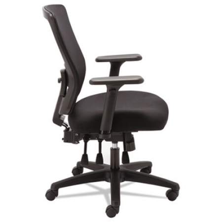 Alera Envy Series Mesh Mid-Back Multifunction Chair, Supports Up to 250 lb, 17" to 21.5" Seat Height, Black (NV42M14)