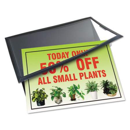 Artistic AdMat Counter-Top Sign Holder and Signature Pad, 8 1/2 x 11, Black Base (25202)