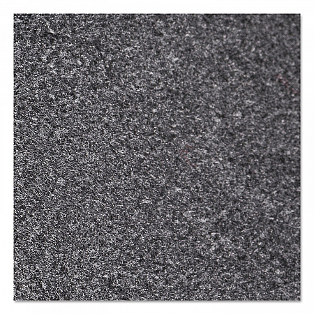 Rely-On Olefin Indoor Wiper Mat, Rectangular, Charcoal Gray Cut Pile Surface, 36
