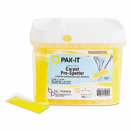 Carpet Pre-Spotter, Citrus Scent, 100 Pak-Its/tub, 4 Tubs/carton (5964203400CT)
