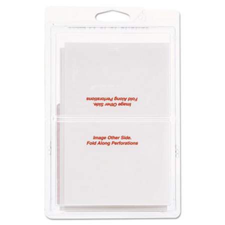 Universal Self-Adhesive Postage Meter Labels, 2.75 x 1.5 - 5.5 x 1.5, White, 4/Sheet, 40 Sheets/Pack (37103)