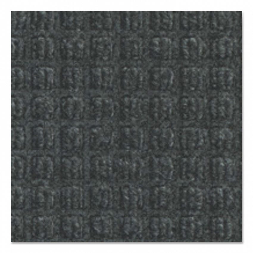 Super-Soaker Wiper/Scraper Mat with Gripper Bottom, Rectangular, Charcoal Gray Loop Pile Surface, 36" x 10 ft (SSR310CH)