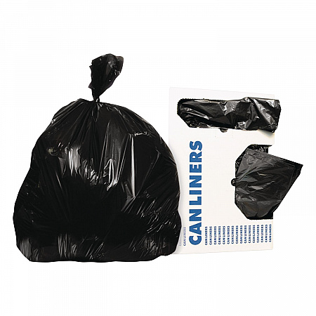 Reprocessed Resin Can Liners, 56 gal, 2 mil, 43
