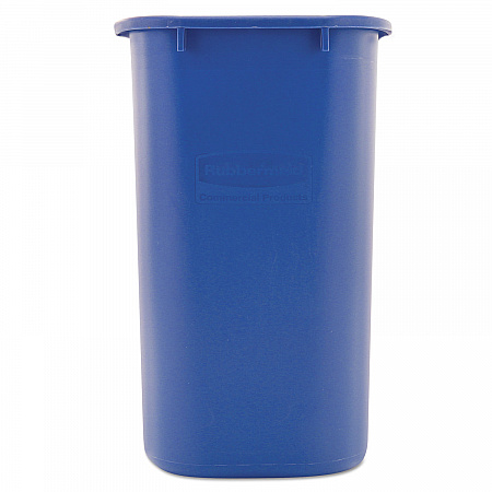 Deskside Recycling Container, Medium, 28.13 qt, Plastic, Blue (295673BE)