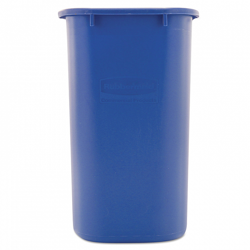 Deskside Recycling Container, Medium, 28.13 qt, Plastic, Blue (295673BE)