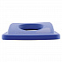 Lid for Slim Jim Bottle Recycling Container, 20.38w x 11.38d x 2.75h, Blue (269288BE)