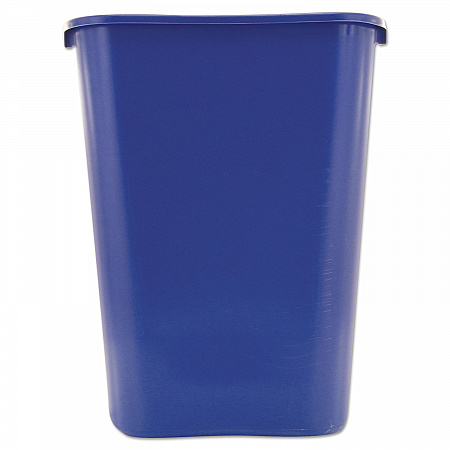 Deskside Recycling Container with Symbol, Large, 41.25 qt, Plastic, Blue (295773BE)