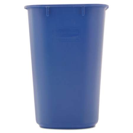 Rubbermaid Commercial Small Deskside Recycling Container, Rectangular, Plastic, 13.63 qt, Blue (295573BE)