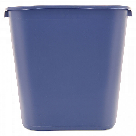 Deskside Recycling Container, Medium, 28.13 qt, Plastic, Blue (295673BE)