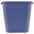 Deskside Recycling Container, Medium, 28.13 qt, Plastic, Blue (295673BE)