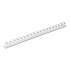 Fellowes Plastic Comb Bindings, 3/8" Diameter, 55 Sheet Capacity, White, 100 Combs/Pack (52371)