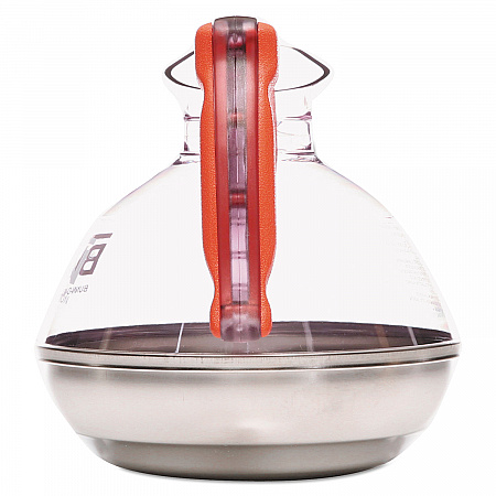 Easy Pour Decanter, 64 oz, Orange Handle (6101)