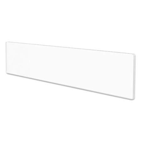deflecto Superior Image Cubicle Nameplate Sign Holder, 8 1/2 x 2 Insert, Clear (587501)