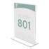 deflecto Superior Image Double Sided Sign Holder, 8 1/2 x 11 Insert, Clear (590801)