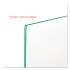 deflecto Superior Image Premium Green Edge Sign Holders, 8 1/2 x 11 Insert, Clear/Green (5991790)