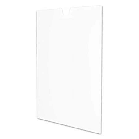 deflecto Superior Image Cubicle Sign Holder, 8 1/2 x 11 Insert, Clear (588601)