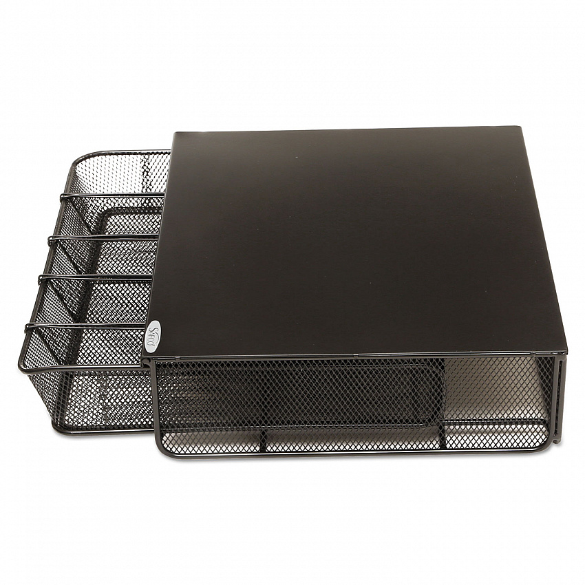 Onyx One Drawer Hospitality Organizer, 5 Compartments, 12.5 x 11.25 x 3.25, Black (3274BL)