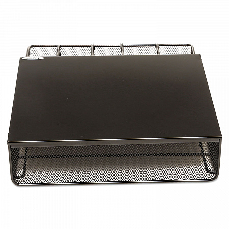 Onyx One Drawer Hospitality Organizer, 5 Compartments, 12.5 x 11.25 x 3.25, Black (3274BL)
